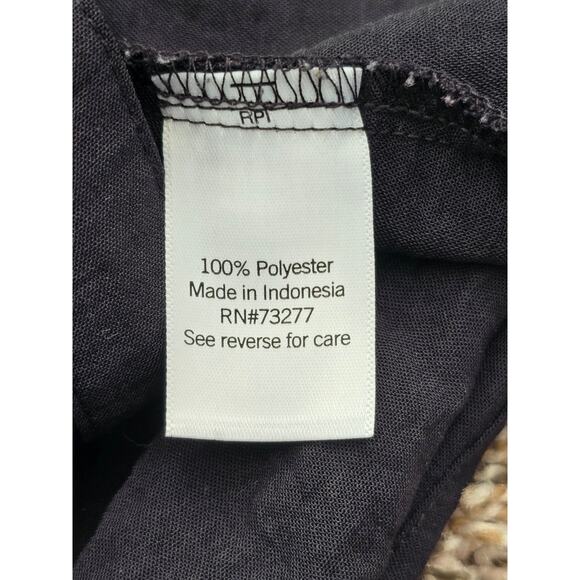 Black Sleeveless Midi Shirt Dress Croft & Barrow Belted Button Front Size XXL - Picture 8 of 8